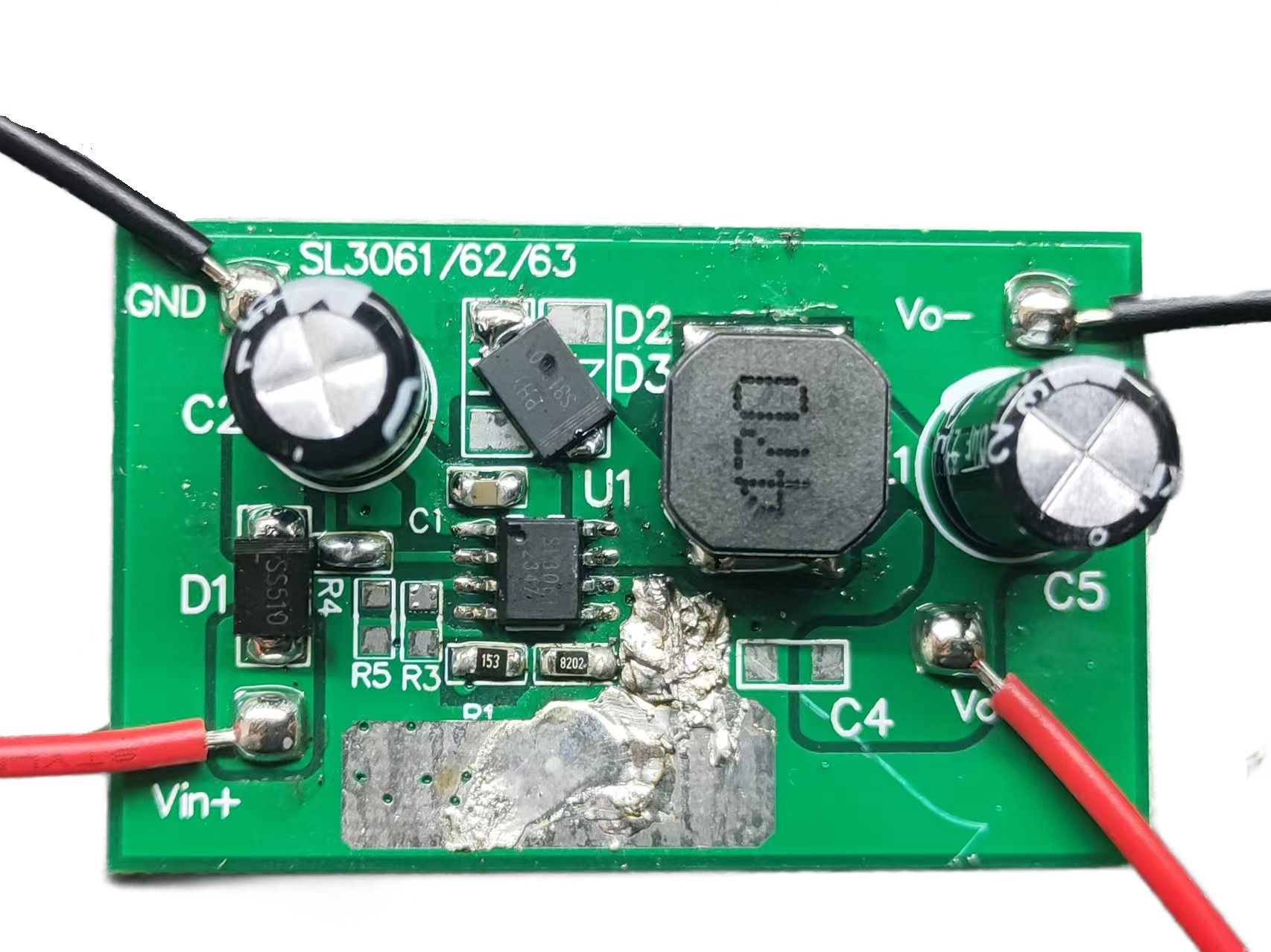开云官方下载开云app3061 dcdc8V-40V输入 5V输出2A电流应用参数